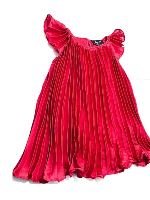 Bardot | שמלת פליסה אדומה ברדו