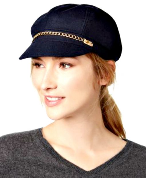 AUGUST HAT | כובע שחור בעיצוב שרשרת אוגוסט הט