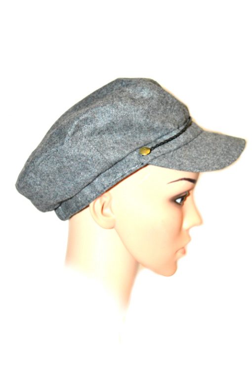 AUGUST HAT | כובע מצחייה אפורה אוגוסט הט