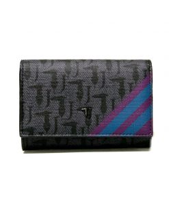 Trussardi | ארנק לוגו פס כחול טרוסרדי