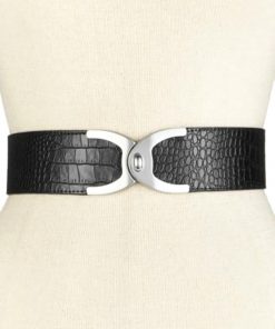 Style | חגורה שחורה קרוקו סטייל